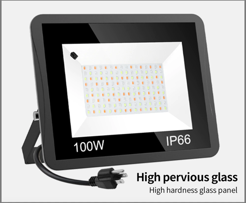 100 W RGB LED reflector with remote control2