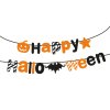 Halloween-i papír girland - &amp;#34;Happy Halloween&amp;#34; felirat - 3,5 m