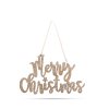 Karácsonyi dekoráció - &amp;#34;Merry Christmas&amp;#34; felirat - 20 x 12 cm - arany