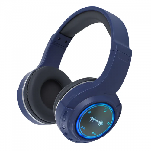Bluetooth vezeték nélküli fejhallgató, RGB világítással, rádió funkcióval