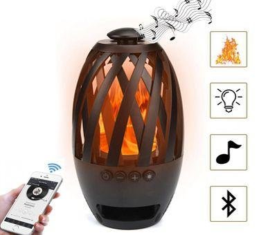 Flame Harmony - Bluetooth hangszóró, hangulatvilágítással
