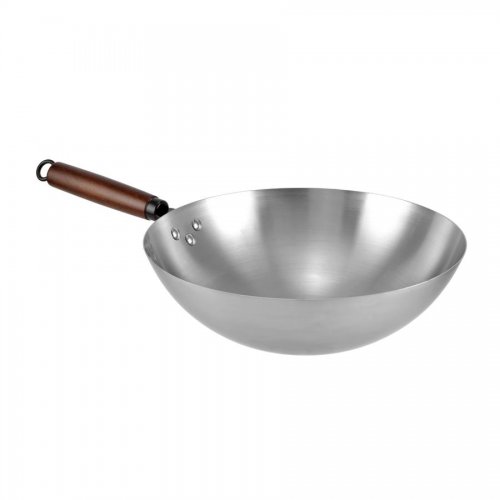 Tradicionális kínai vas wok 32cm, 1,3mm