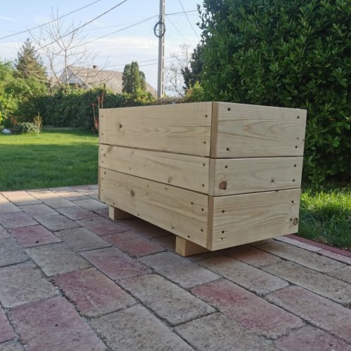 LSH Garden Box KID magaságyás (gyalult)