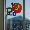 Halloween-i ablakdekor - &#34;Boo&#34; tök