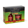 Illatgyertya és illatosító szett - alma &amp;amp;amp; fahéj - 120 g + 100 ml