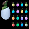 LED izzós, dinoszauruszos éjjeli lámpa