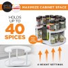 Spice Spinner - Forgatható fűszertartó állvány, 40 db fűszernek