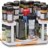 Spice Spinner - Forgatható fűszertartó állvány, 40 db fűszernek