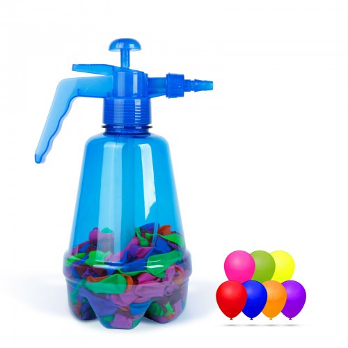 Vizibomba lufi készlet - 500 db lufi - 1,7 L töltőtartállyal