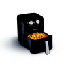 GOURMETMAXX  Forrólevegős fritőz/ Airfryer mechanikus matt fekete 4L 1400W