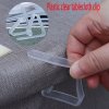 10 Darab Átlátszó Szélálló Asztalterítő Csipesz