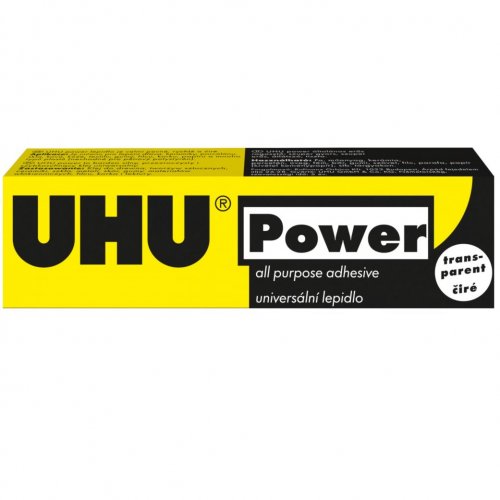 UHU univerzális átlátszó ragasztó POWER TRANSPARENT 45 g
