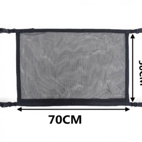 Hálós autós tároló -  70 x 50 cm - fekete, poliészter