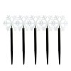Karácsonyi lámpa - 5 LED - jégkristály - 34,5 cm - melegfehér - 3 X AA