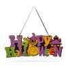 Halloween-i dekoráció - &amp;#34;Happy Halloween&amp;#34; - akasztható - 42,5 x 18 cm