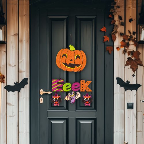 Halloween-i dekoráció - tök - akasztható - 45 x 23 cm
