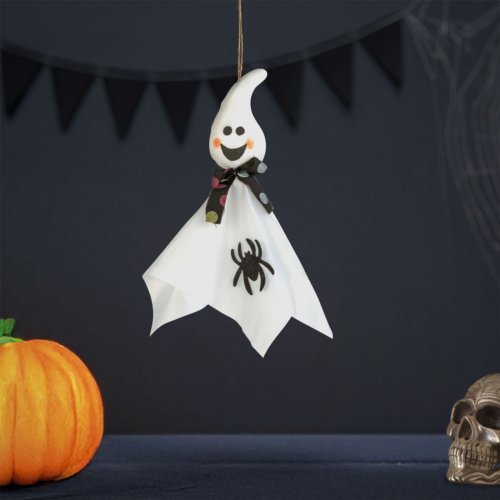 Halloween-i dekoráció - felakasztható - szellem - 48 x 44 cm
