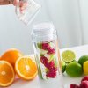 Gyümölcs infúziós kulacs, infuser palack