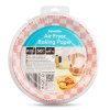 Air fryer sütőpapír - olaj nélküli sütőhöz - kockás, kör - 23 cm - 50 db / csomag