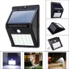 Napelemes mozgásérzékelős LED lámpa, 20 db LED