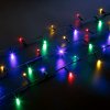 Fényfüzér - 20 m - színes - 400 LED - 220-240V - 6W - zöld kábel