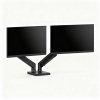Monitor&amp;#38;TV tartókonzol - dupla karos, teleszkópos - asztallapra rögzíthető - 45 cm, 32&amp;#34;