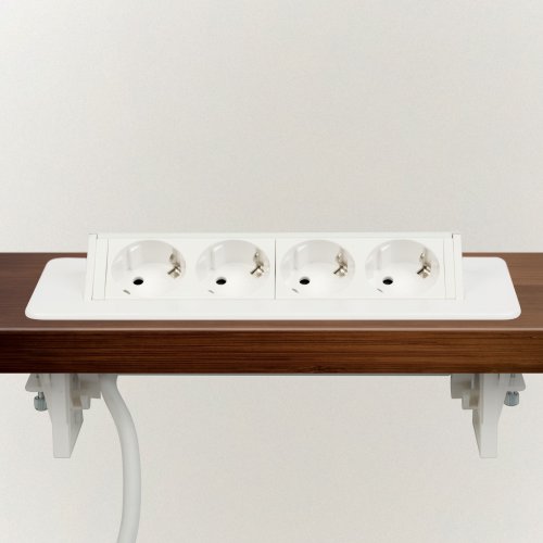 Rejtett elosztó - 4-es - Felnyíló kivitel - fehér