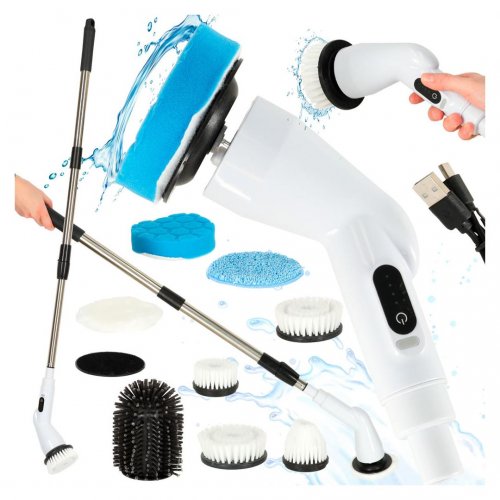 9 az 1-ben vezeték nélküli, elektromos tisztítókefe