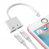 Lightning adapter, fejhallgató és töltő bemenettel