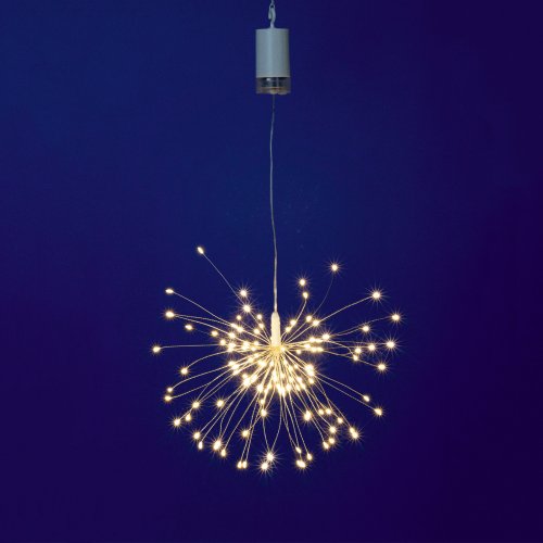 Micro LED-es tüzijáték dekoráció, melegfehér, 8pr.