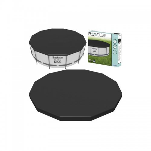 Medence takaró 366 cm-es BESTWAY 58037 - védőfedél, medence védelem, UV-védelem, medence takarás, medencefedés