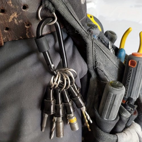 6 db Fúrószár tartó kulcstartó