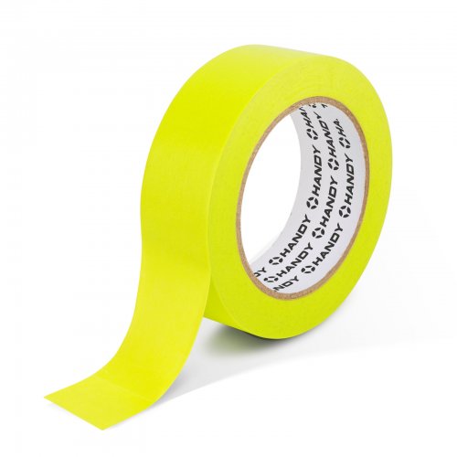 Maszkolószalag - vízbázisú - 50 m x 24 mm - sárgászöld - autóipari, hőálló