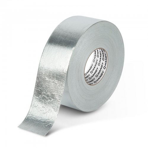 Alumínium ragasztószalag - üvegszálas - akril - 50 m x 50 mm - 150 mikron - lángálló