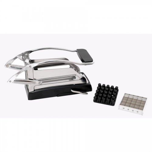 Rozsdamentes Hasábburgonya / krumpli vágó műanyag talppal