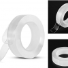 Nyom nélkül eltávolítható átlátszó kétoldalú ragasztószalag - 3 méter