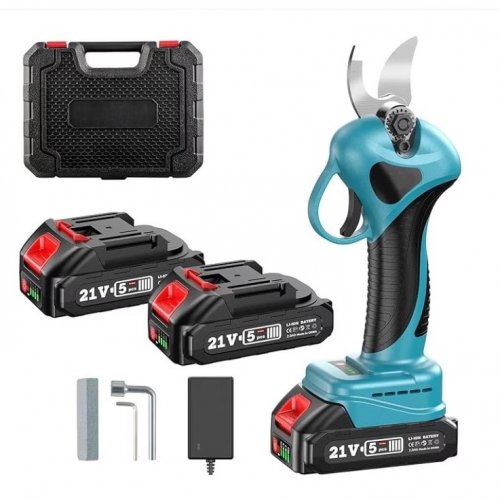 Hayami - Elektromos kerti olló 2 db akkumulátorral