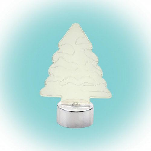 LED-es asztali dísz, fenyőfa