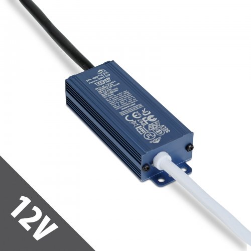 Hálózati stabilizált tápegység - 12V DC - 24W, 2A - IP67