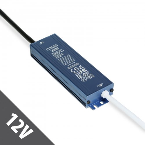 Hálózati stabilizált tápegység - 12V DC - 60W, 5A - IP67