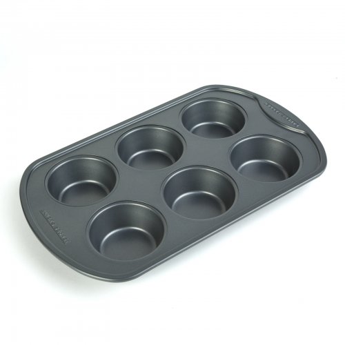 Baker’s Secret Classic Line 6 darabos muffin sütőforma - 31,3 x 18,6 x 3,6 cm