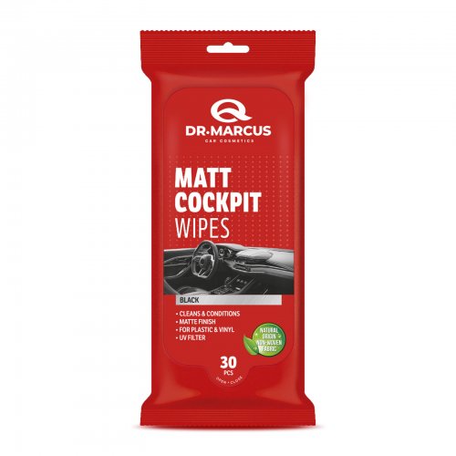 Dr. Marcus TITANIUM black - matt műszerfal tisztító törlőkendő
