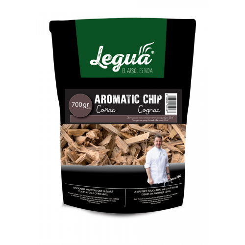 Legua füstölő chips Cognac aromás 700 g