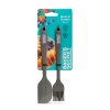 Baker&amp;#039;s Secret 2 darabos szilikon ecset és spatula - 21/22 cm - fekete