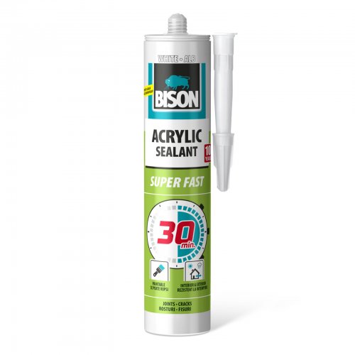 Bison 30 perces akril, fehér, 300ml
