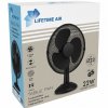 Asztali ventilátor - 23 cm - 22 W - 2 sebesség - oszcilláló - fekete - 220-240V AC