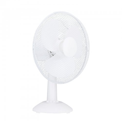 Asztali ventilátor - 23 cm - 22 W - 2 sebesség - oszcilláló - fehér - 220-240V AC