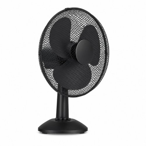Asztali ventilátor - 23 cm - 22 W - 2 sebesség - oszcilláló - fekete - 220-240V AC