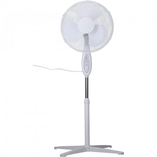 Állóventilátor - 40 cm - 45W - 3 sebesség - oszcilláló - fehér - 220-240V AC