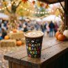 Halloween-i papírpohár - &amp;#34;Happy Halloween&amp;#34; - 2,5 dl - 8 db / csomag